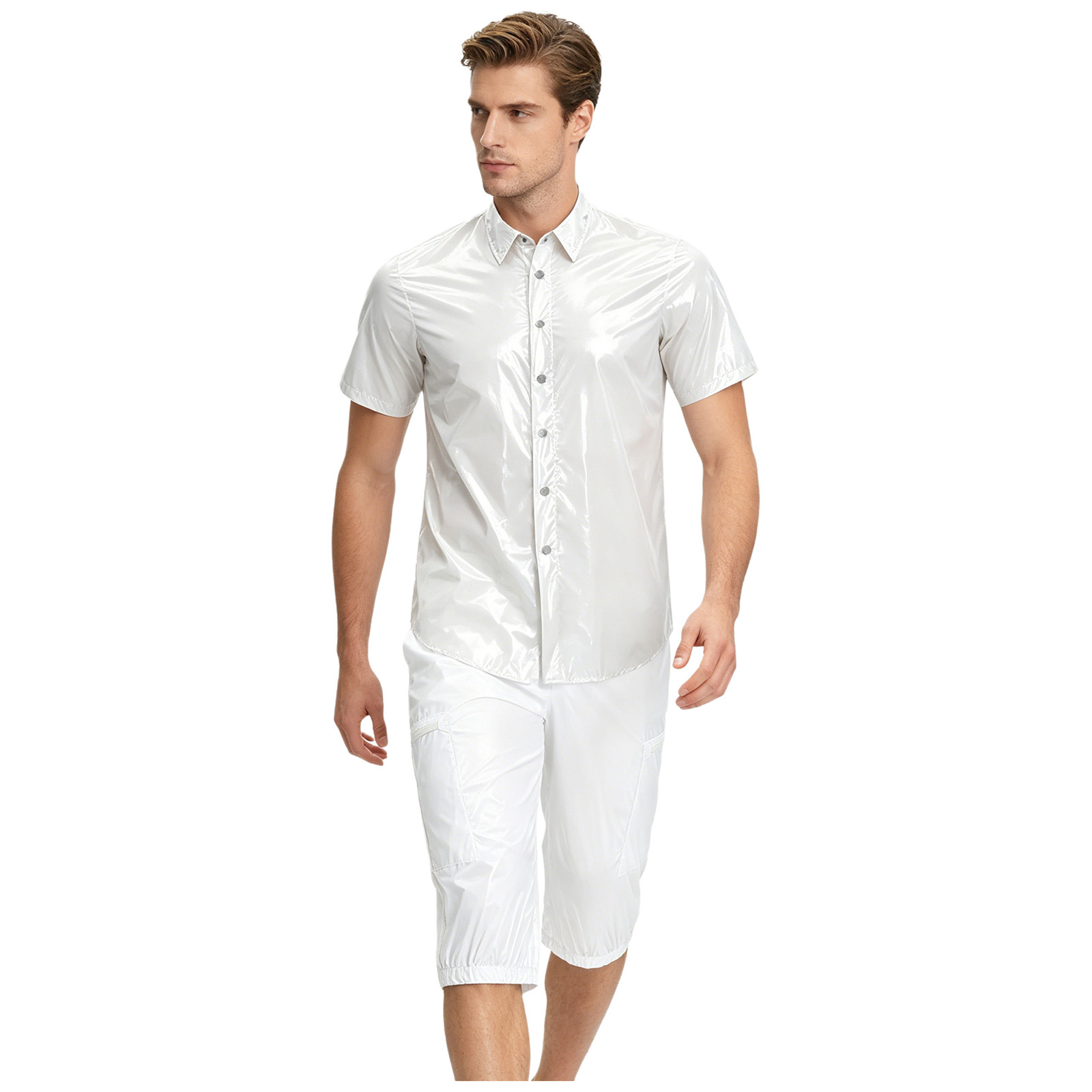 Track Suit Men - Men's Waterproof Tracksuit Short Sleeve Front