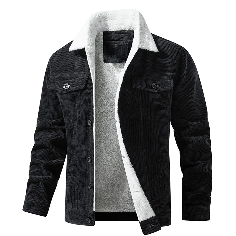 Corduroy Jacket Men - New Winter Men Corduroy Jackets Fleece