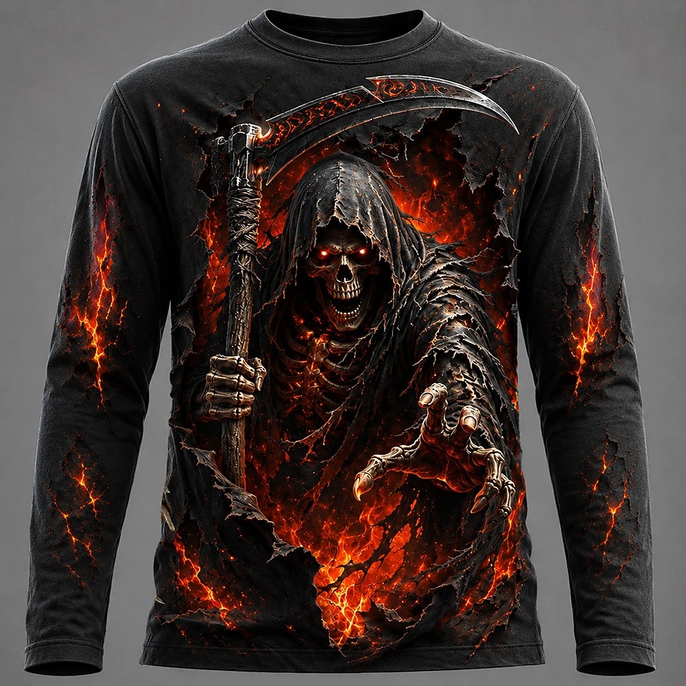 Men'S Fashion 2025 - Halloween Men 3D Graphic Printed Long