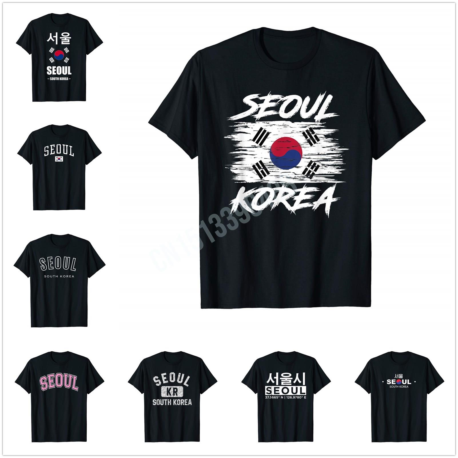 Men'S Fashion Korea - More Design Seoul Korea Flag Retro