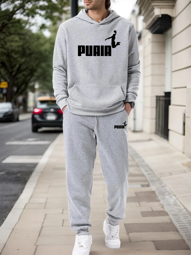 Mens Fashion Style - Men's Set/Hoodie/Pants 2026 Fall Winter Casual