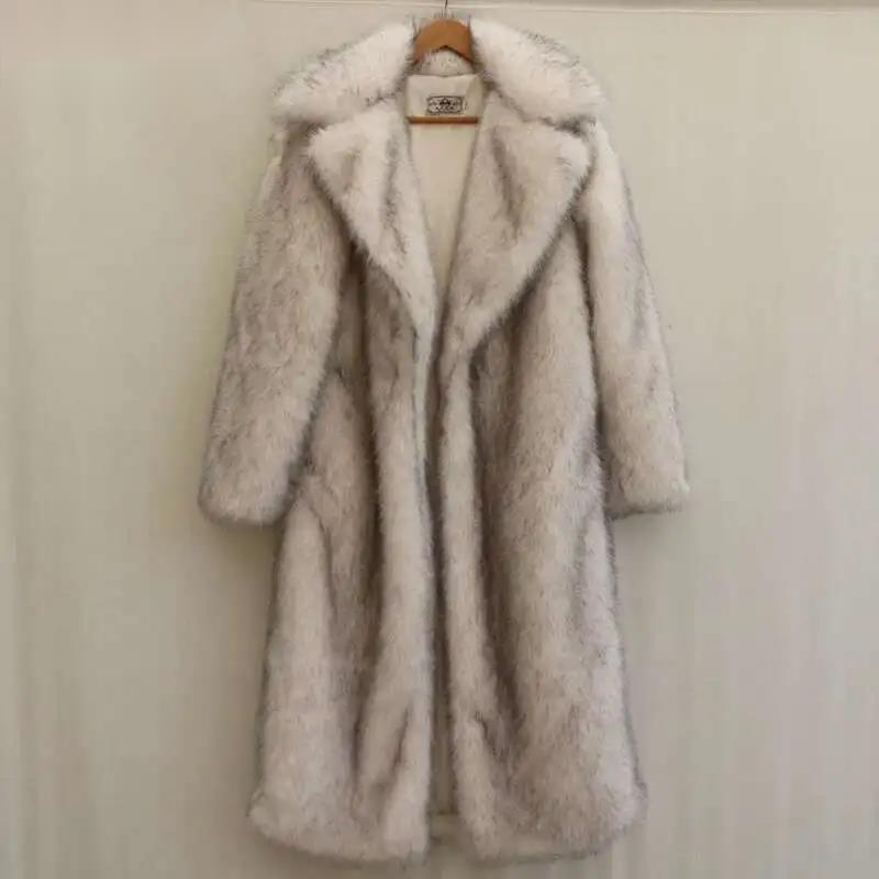 Men'S Fashion Korea - Men's Mink Fur Coat Winter Warm