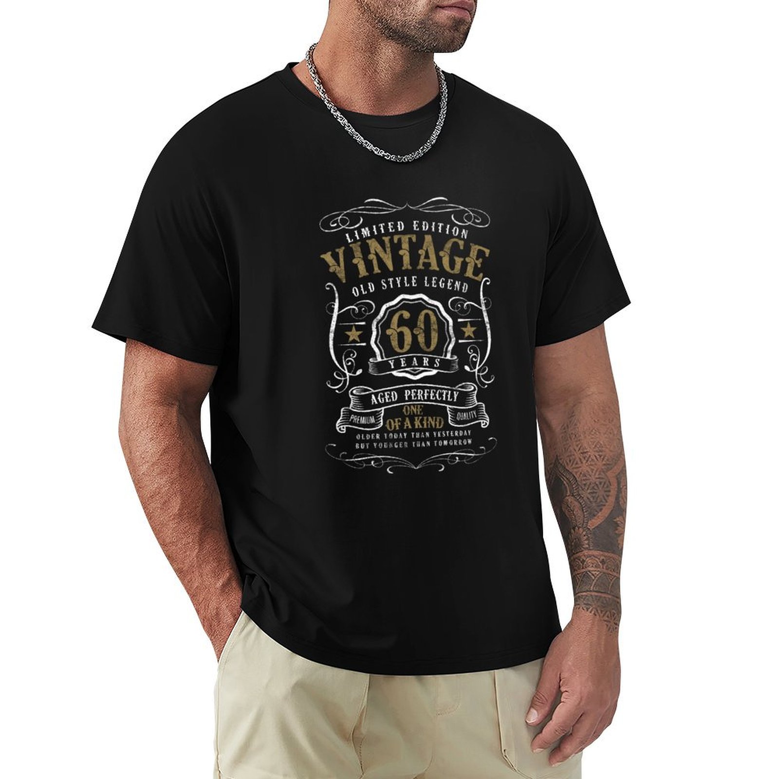 Men'S Fashion For 60 Year Old - 60 birthday Old Style Legend -
