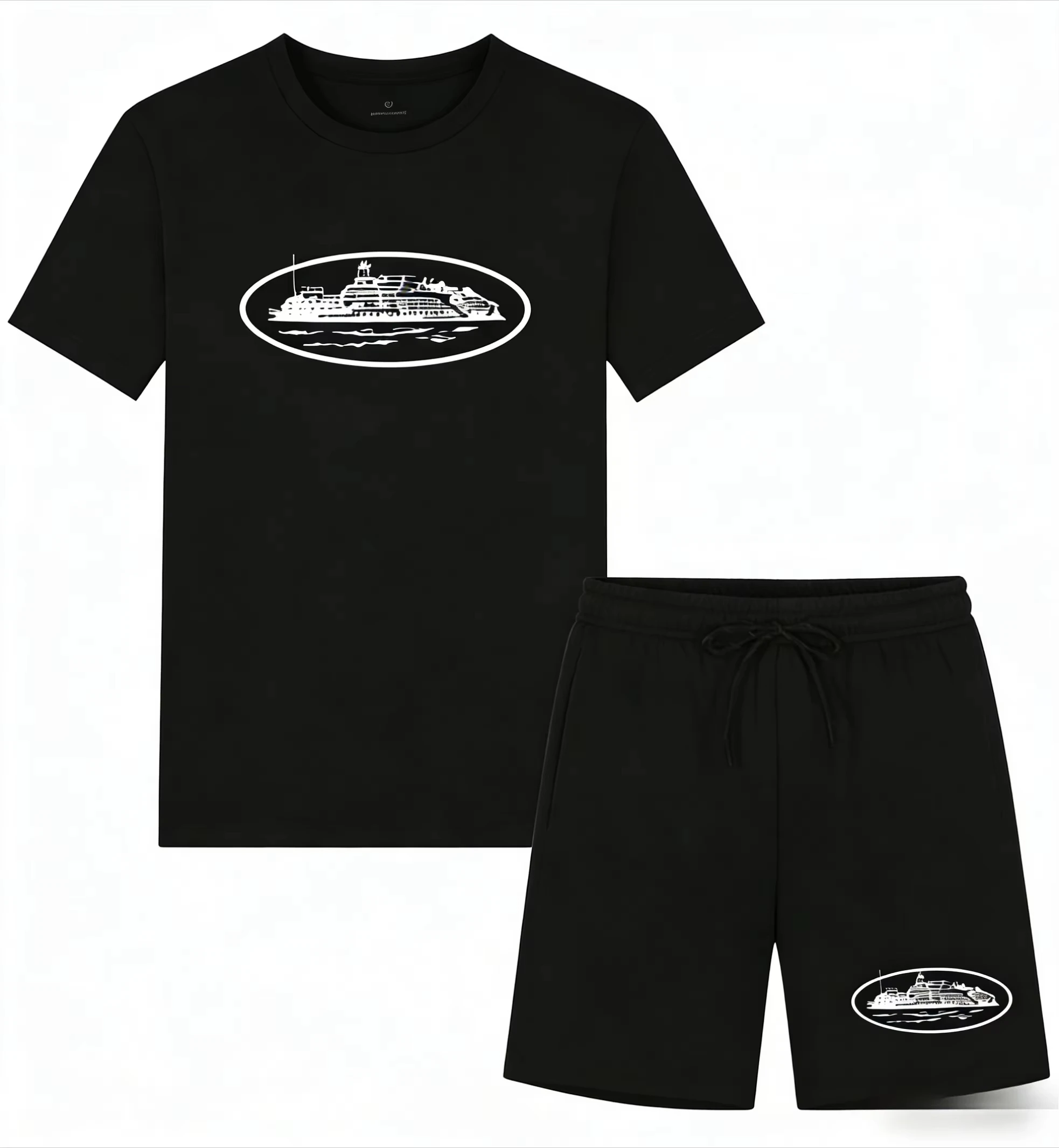 Men'S Fashion 2025 - 2026 Summer New Small Boat Printed