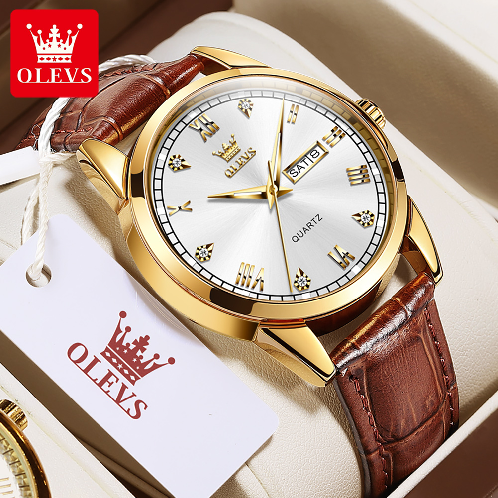 Men'S Fashion Magazine - OLEVS 6896 Top Brand Men Quartz
