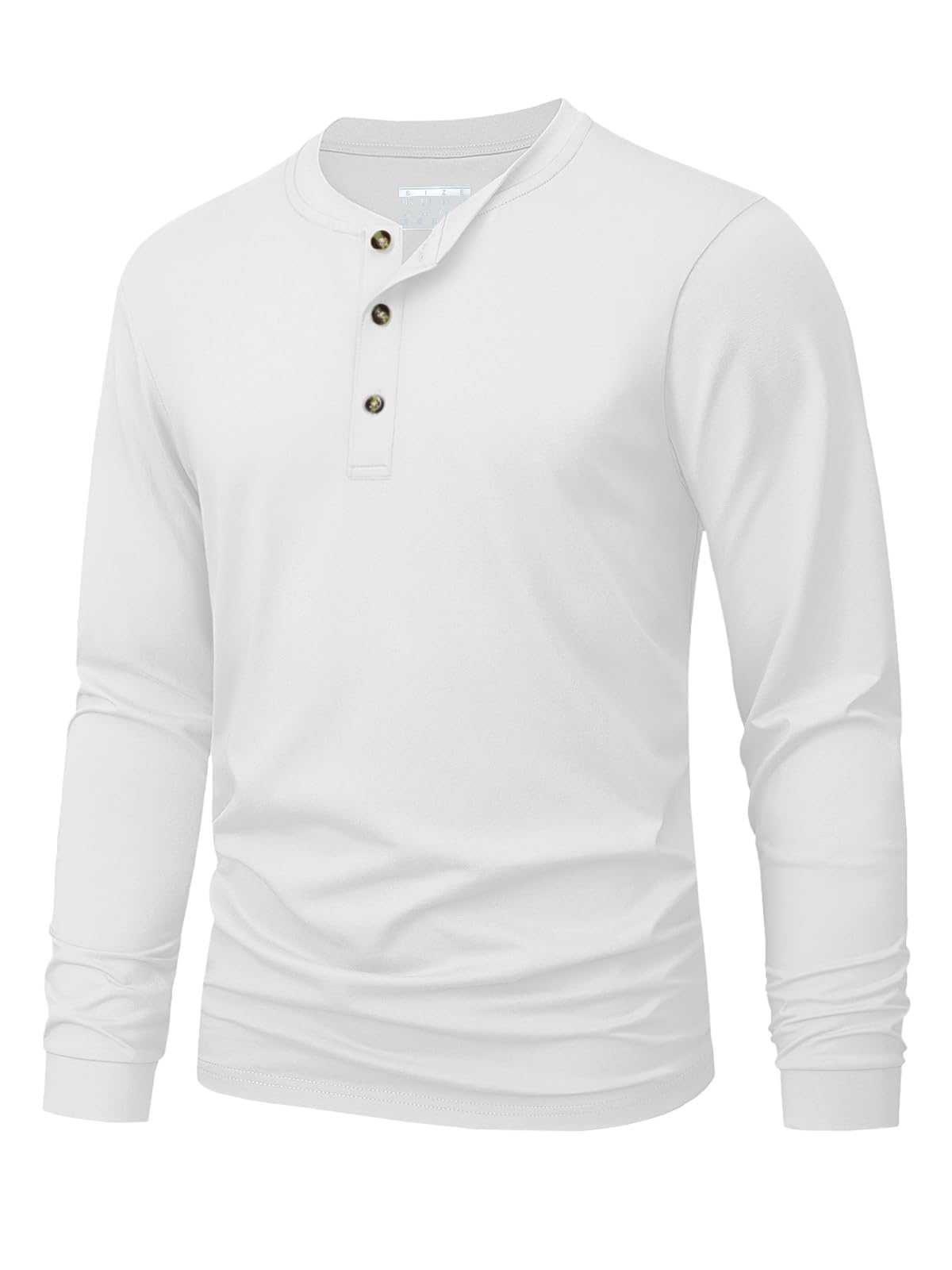 Men'S Spring Fashion - Men's Henley T-Shirt Simple Solid Color