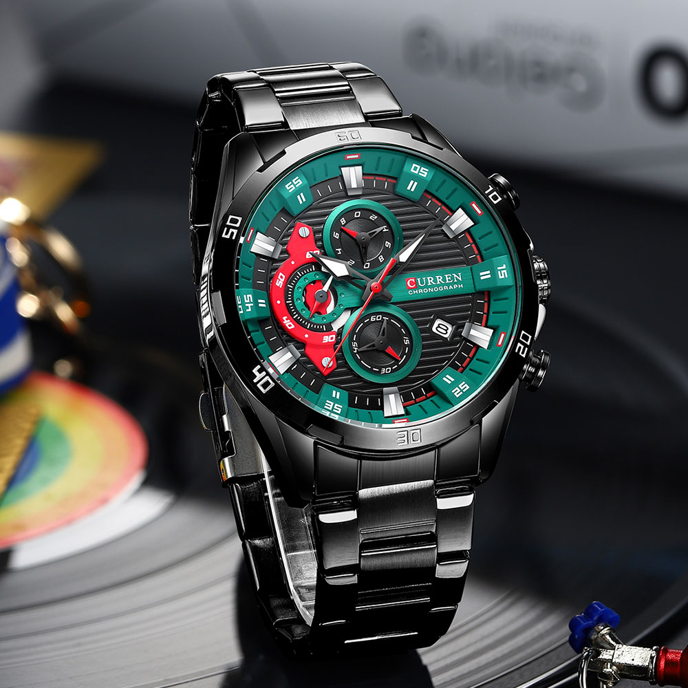 Watches For Men CURREN Man Wri - Men'S Fashion Magazine ulasan dan harga