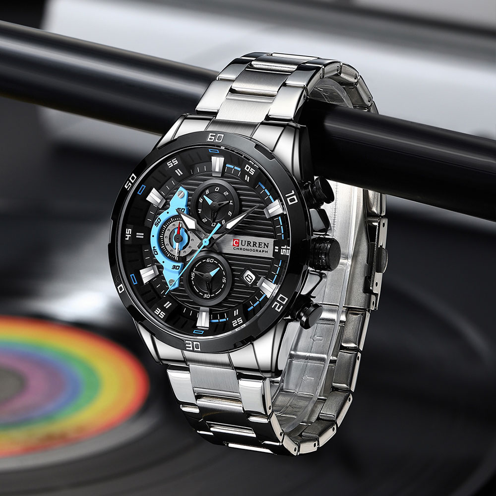 Watches For Men CURREN Man Wri - Men'S Fashion Magazine ulasan dan harga