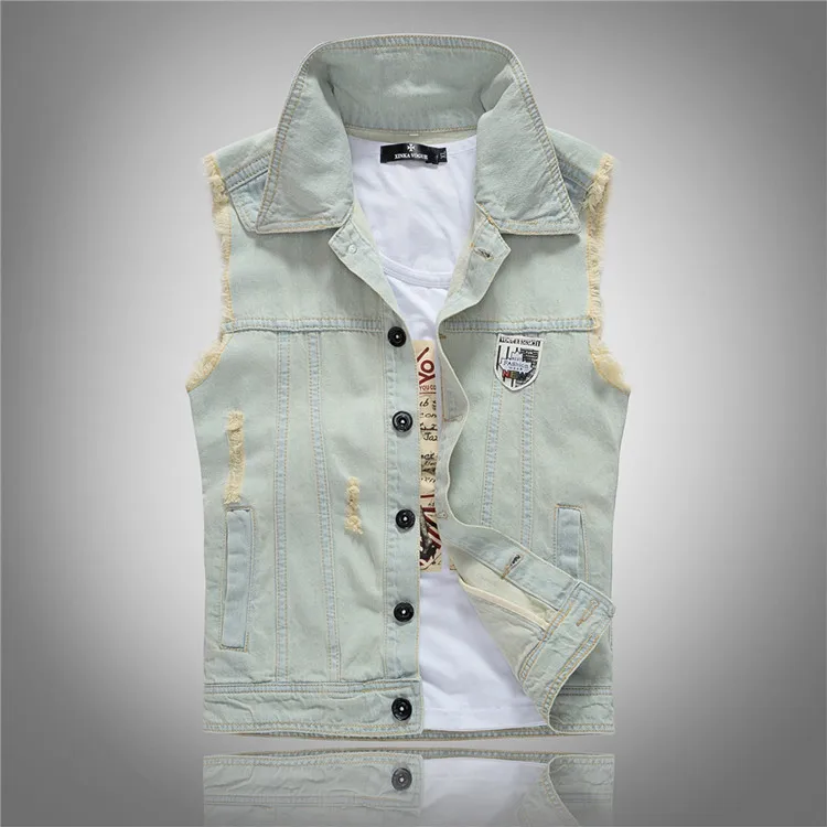 Pop Spring Autumn New Fashion  - Men'S Fashion Vest With Jeans ulasan dan harga