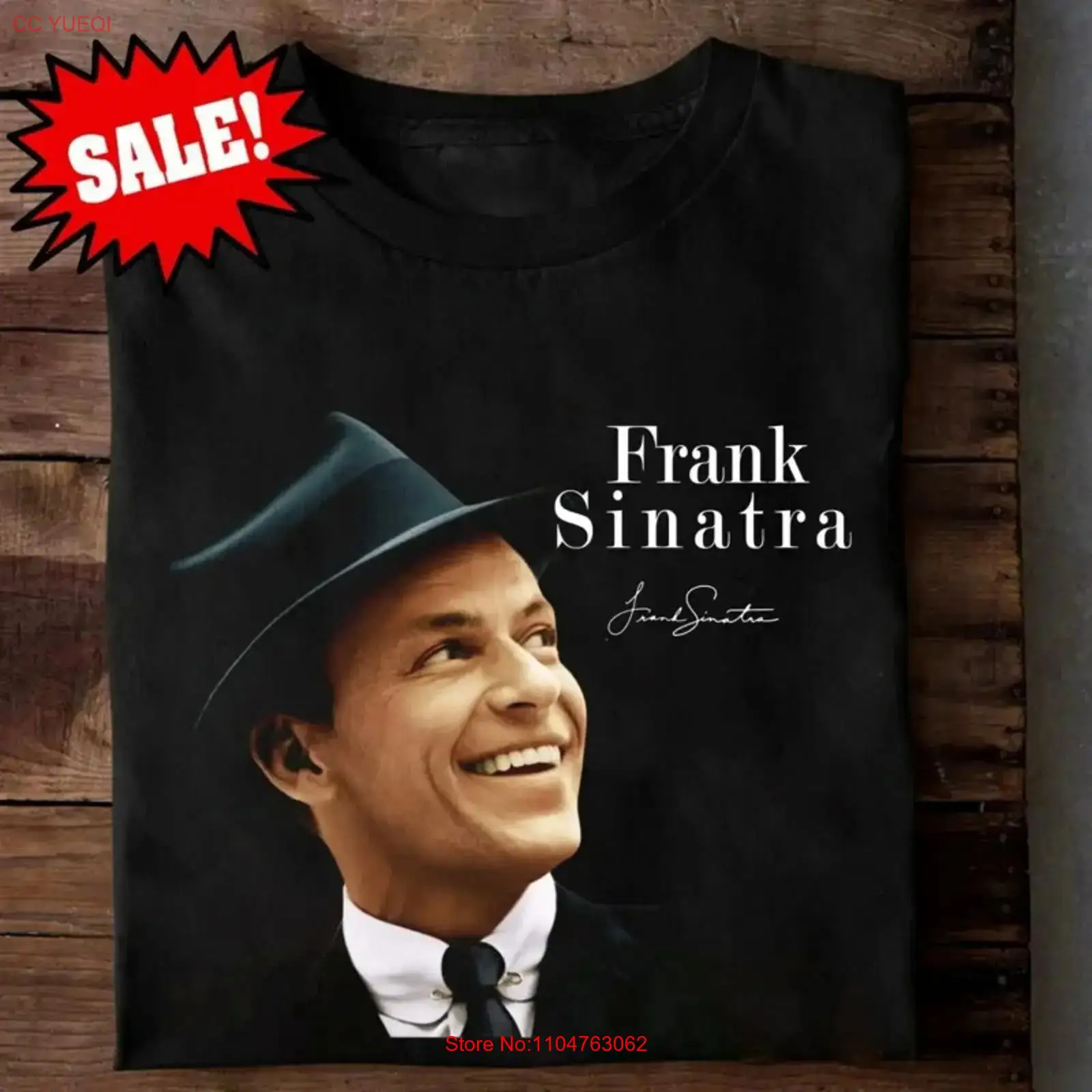 NEW Frank Sinatra Black Cotton - Mens Fashion Black Shirt ulasan dan harga