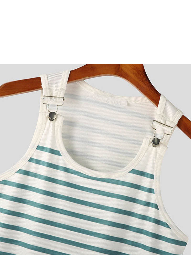 Slim Fit Metal Buttoned Tank T - Men'S Fashion Online ulasan dan harga