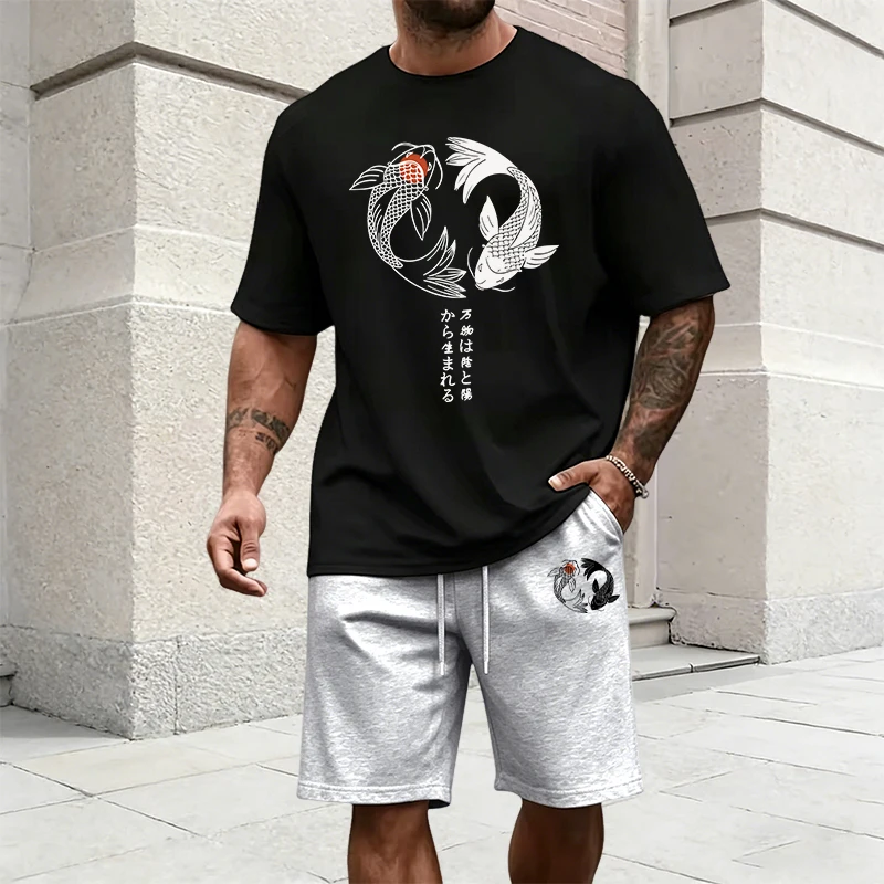 Japanese Yinyang Pattern Men's - Mens Fashion Urban ulasan dan harga