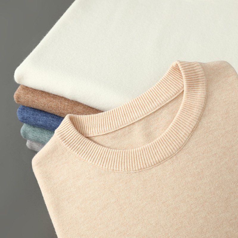 Men Cashmere Pullover O-Neck S - Knitted Cardigan Men ulasan dan harga