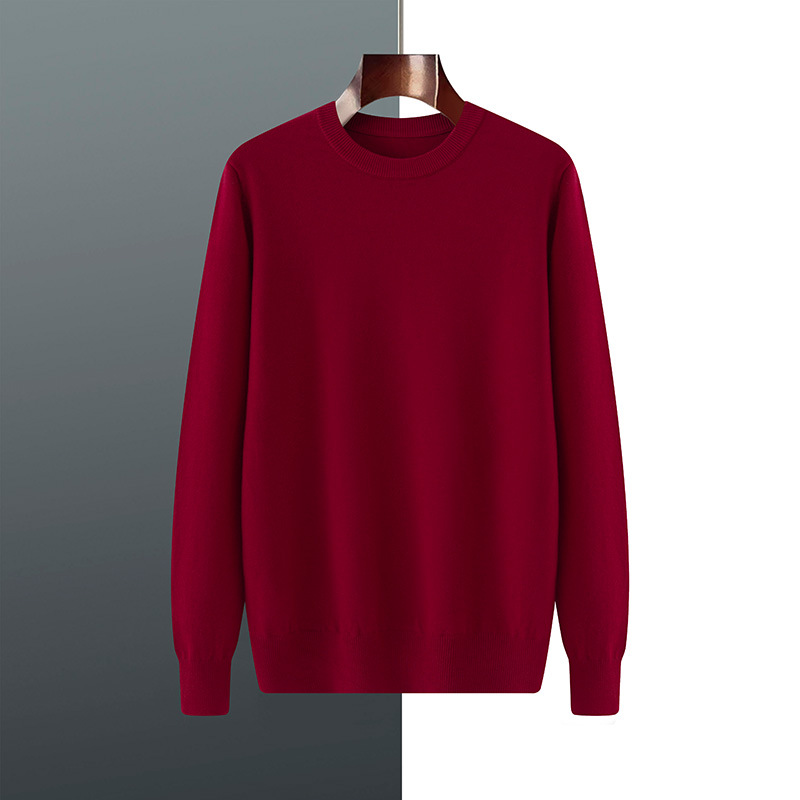 Men Cashmere Pullover O-Neck S - Knitted Cardigan Men ulasan dan harga
