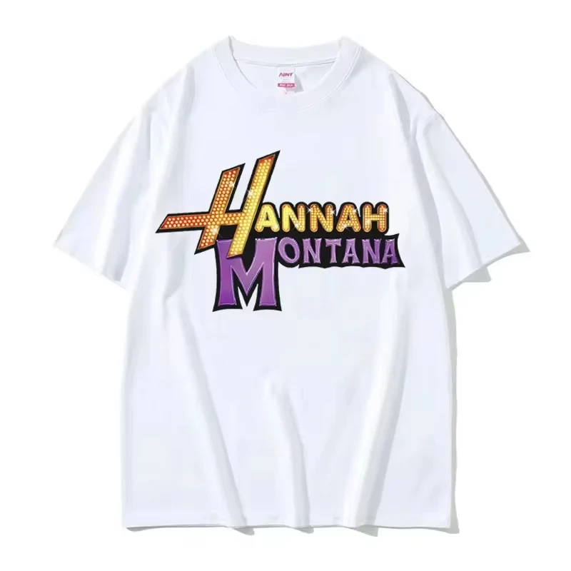 Summer Hannah Montana Logo T S - Men'S Fashion Aesthetics ulasan dan harga