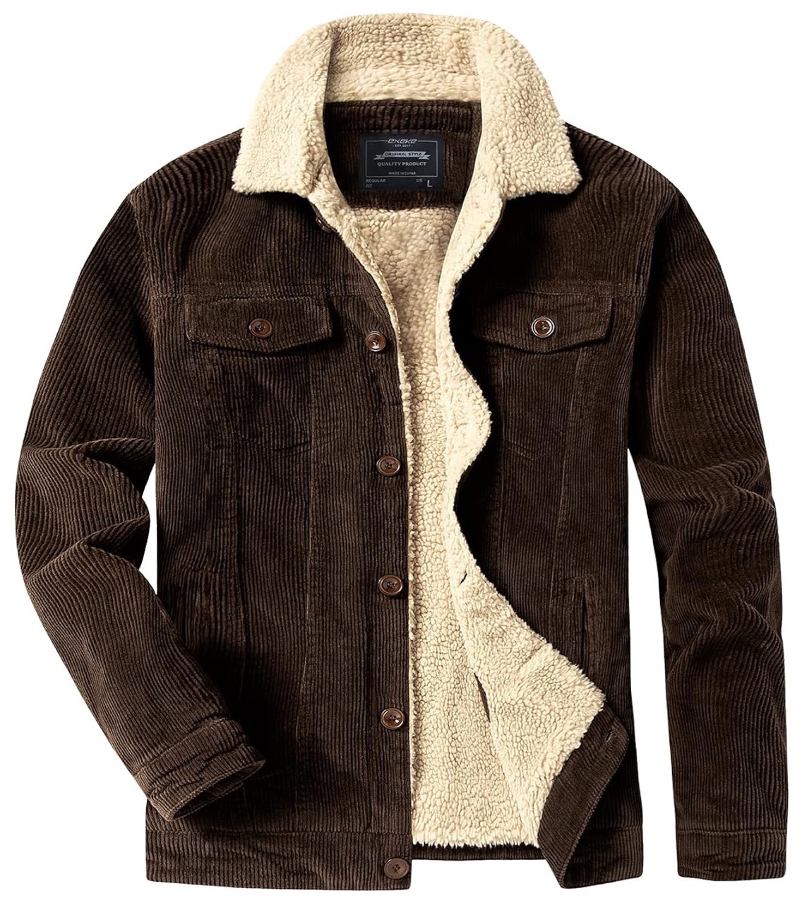 Winter Corduroy Jacket Men Vin - Corduroy Jacket Men ulasan dan harga