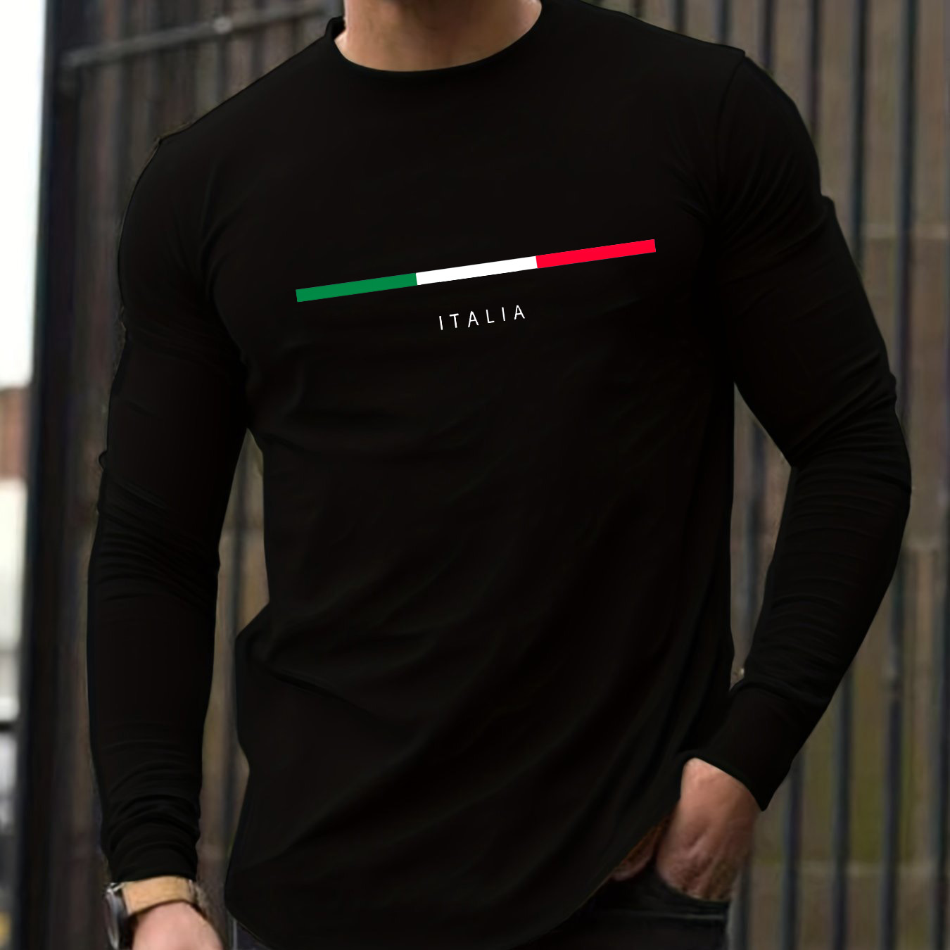 100% pure cotton men's long sl - Men'S Fashion 2025 ulasan dan harga