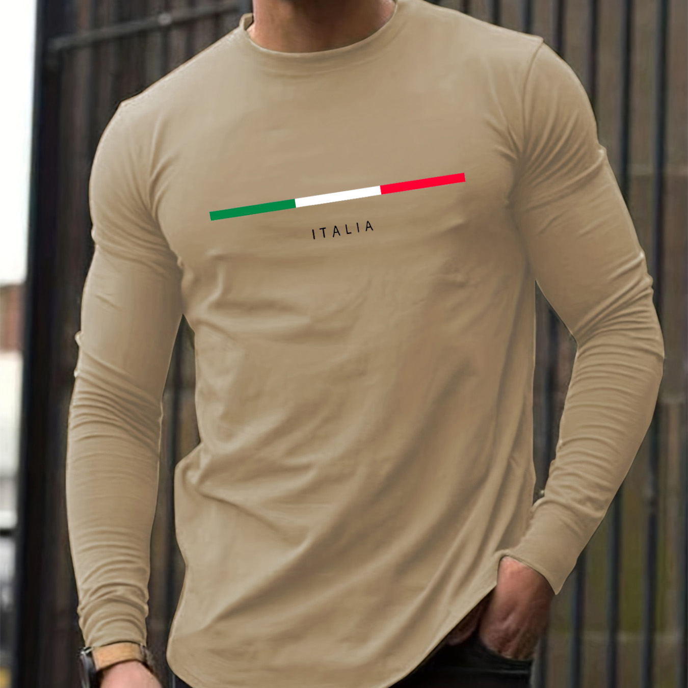100% pure cotton men's long sl - Men'S Fashion 2025 ulasan dan harga