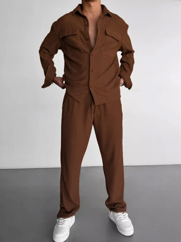 2025 Spring Casual Mens Two Pi - Corduroy Jacket Men ulasan dan harga