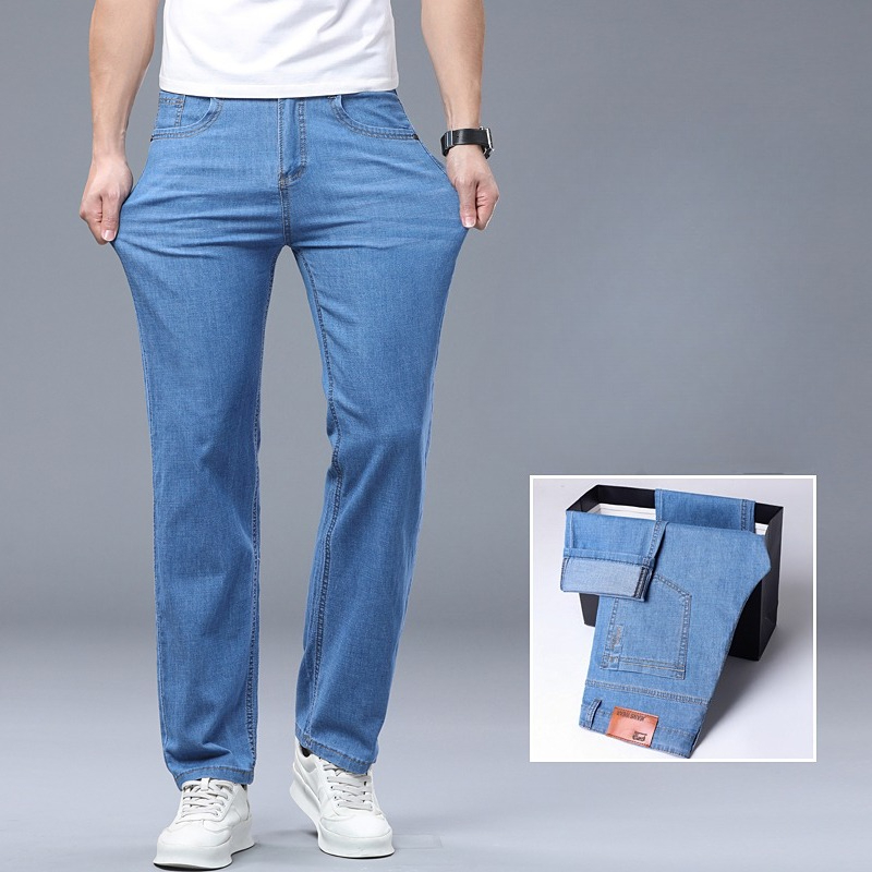 Business Men's Jeans Casual St - Men'S Fashion For 60 Year Old ulasan dan harga