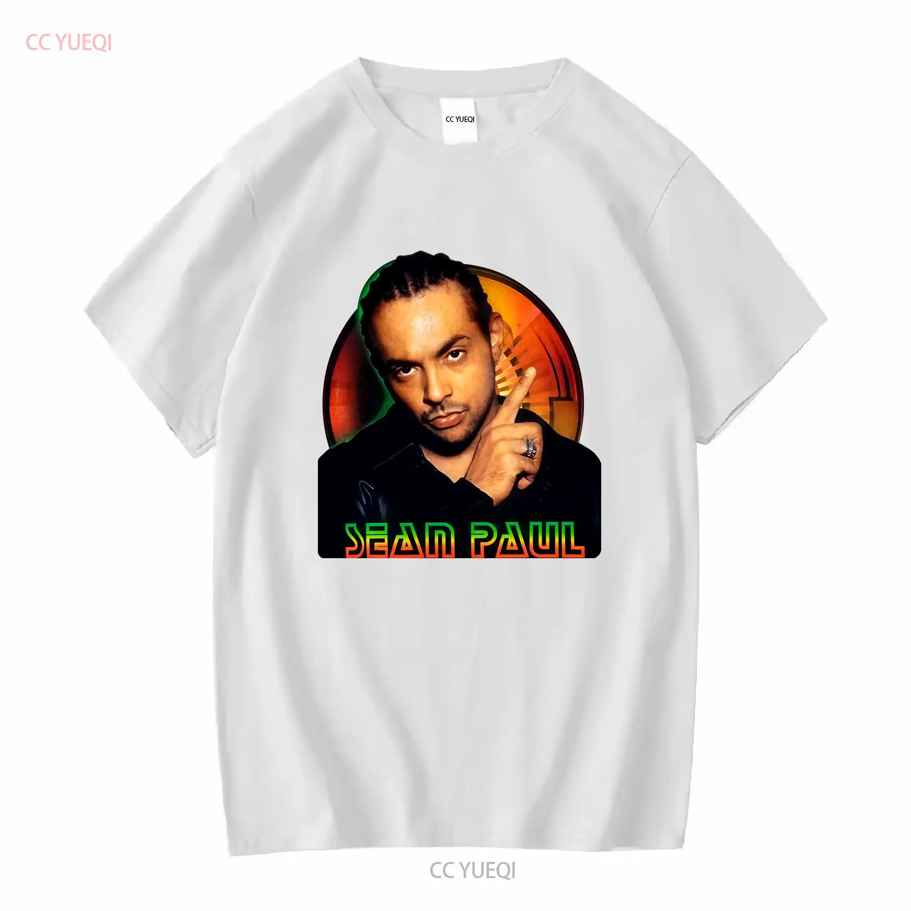 RAPPER Sean Paul black T shirt - Mens Fashion Black Shirt ulasan dan harga