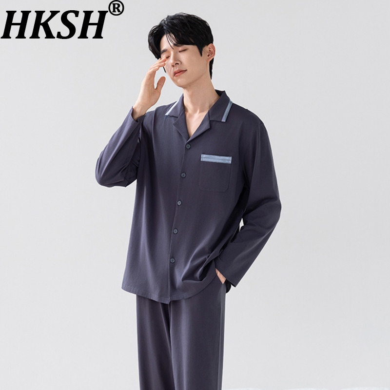HKSH Autumn Winter Men Tide Lo - Mens Fashion Style ulasan dan harga