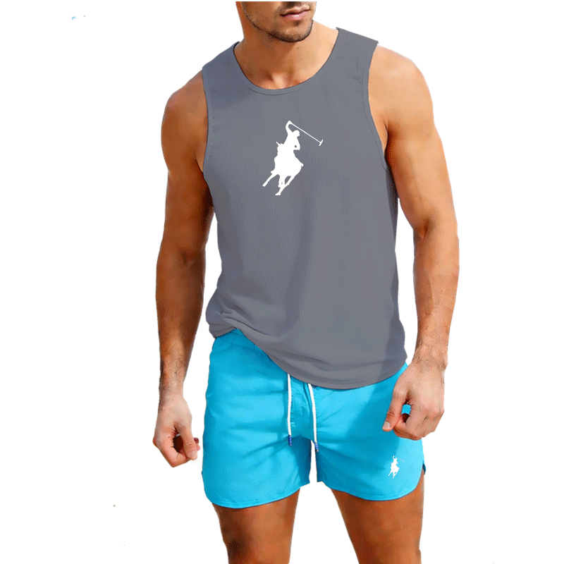 European Men Summer Vest and S - Men'S Fashion For Summer ulasan dan harga