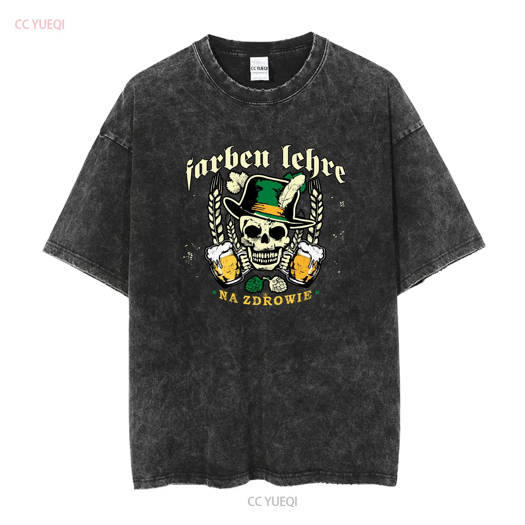 Farben Lehre punk band rock T  - Mens Fashion Black Shirt ulasan dan harga
