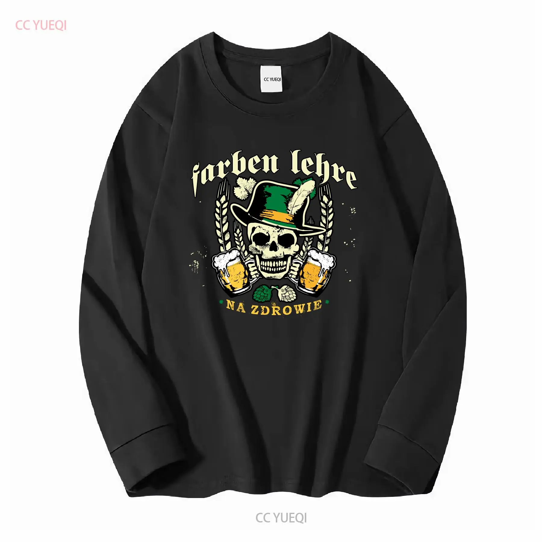 Farben Lehre punk band rock T  - Mens Fashion Black Shirt ulasan dan harga