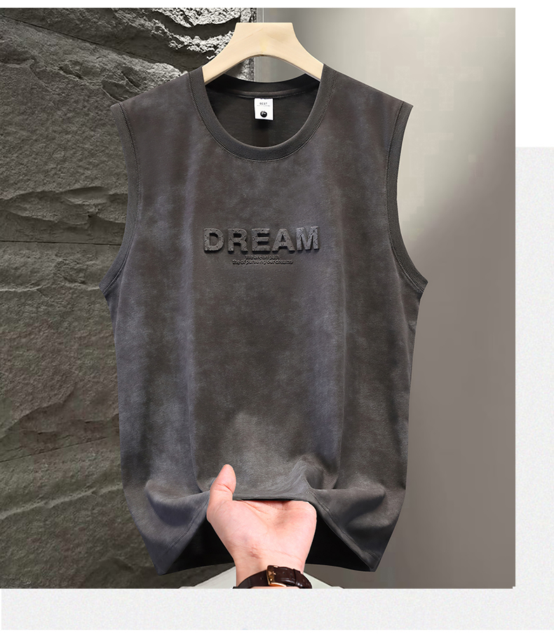Summer 2pcs Tie Dye Vest Sets  - Track Suit Men ulasan dan harga