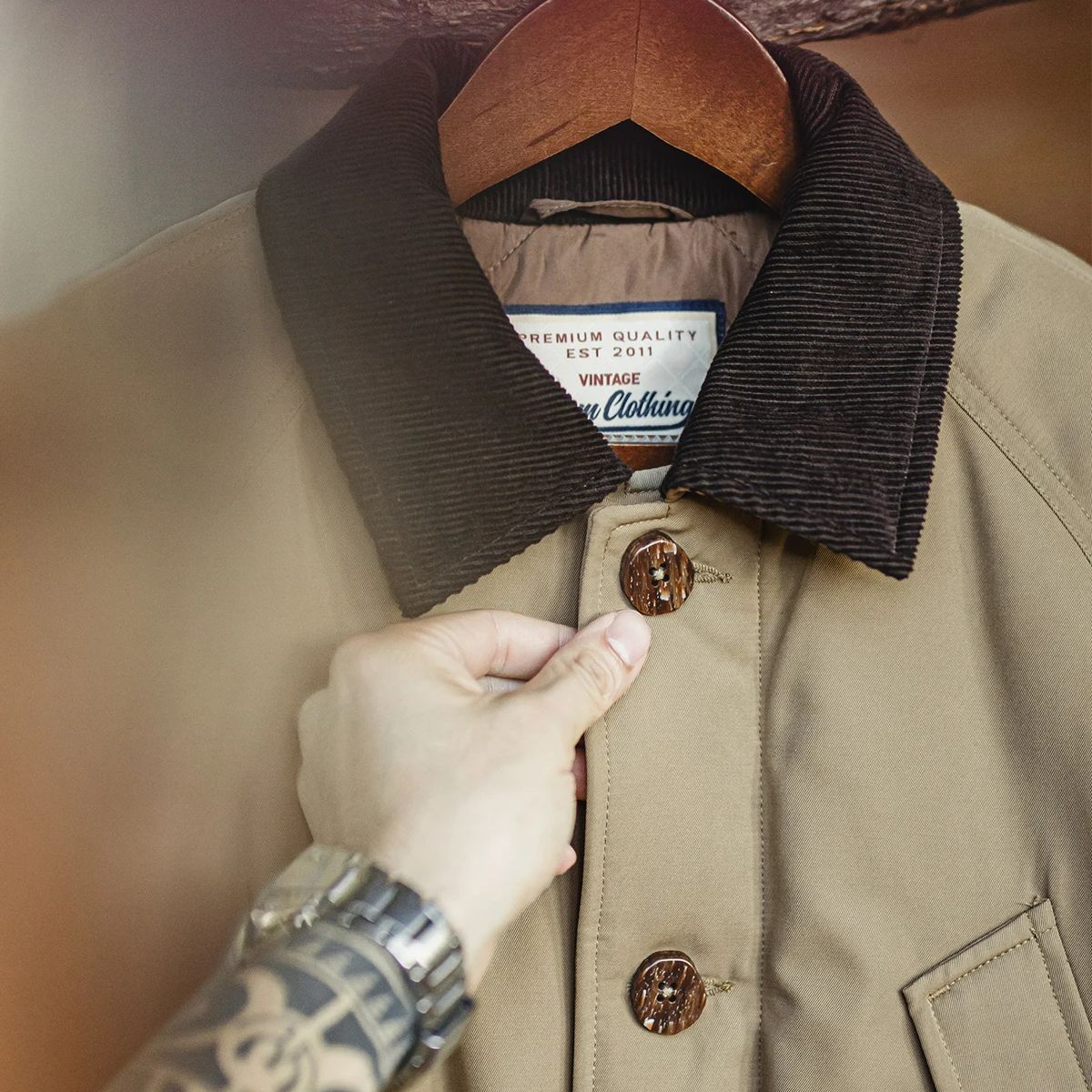 Maden Vintage Corduroy Collar  - Corduroy Jacket Men ulasan dan harga