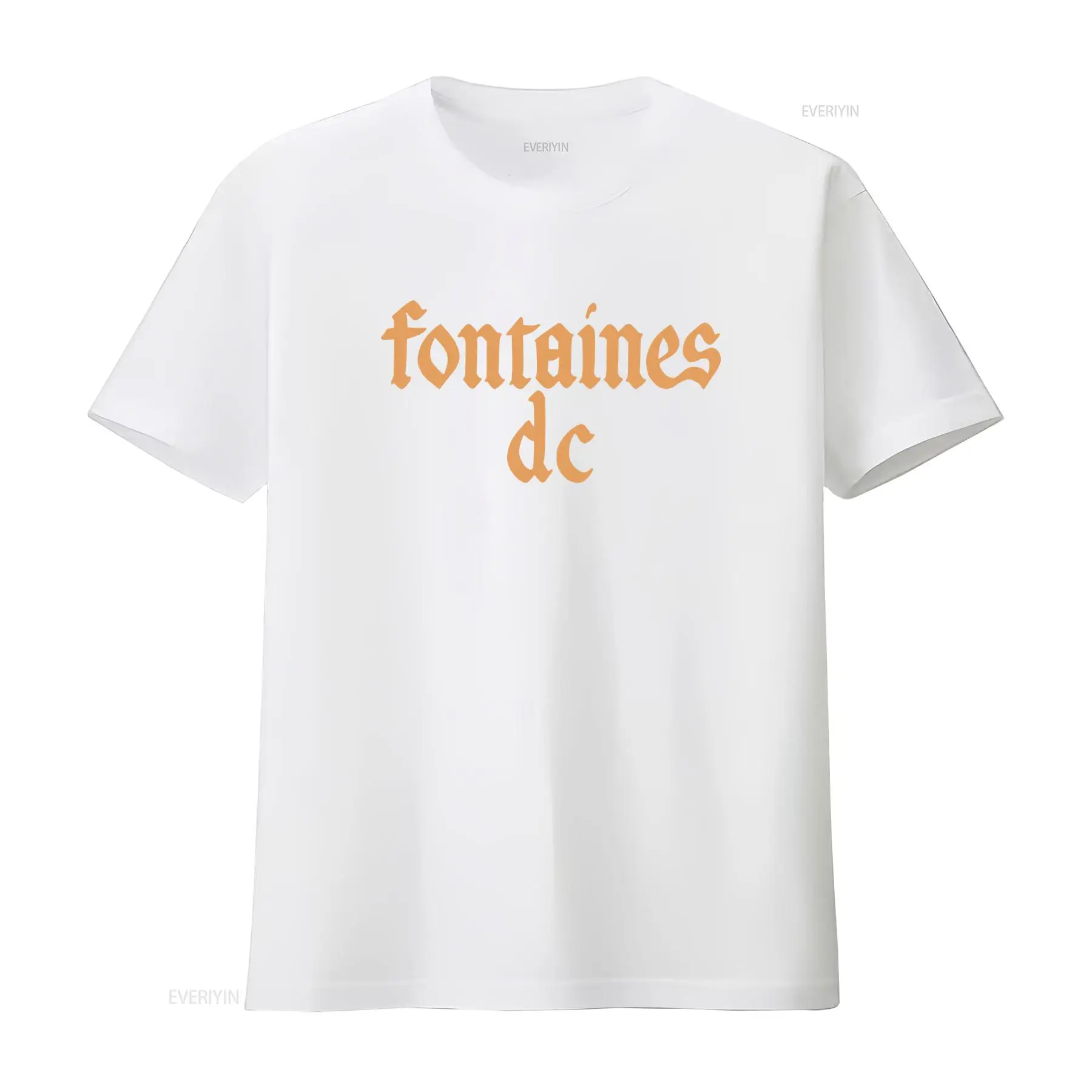 Fontaines D C 'Gothic Logo' Bl - Mens Fashion Black Shirt ulasan dan harga