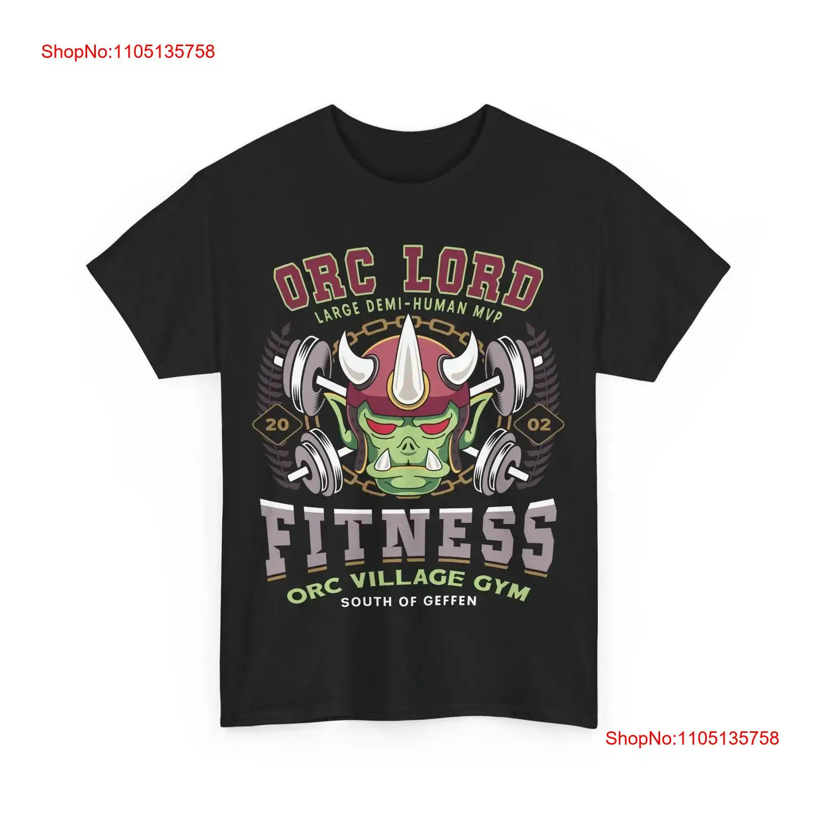 Geffen Orc Village Fitness T S - Men'S Fashion Online ulasan dan harga