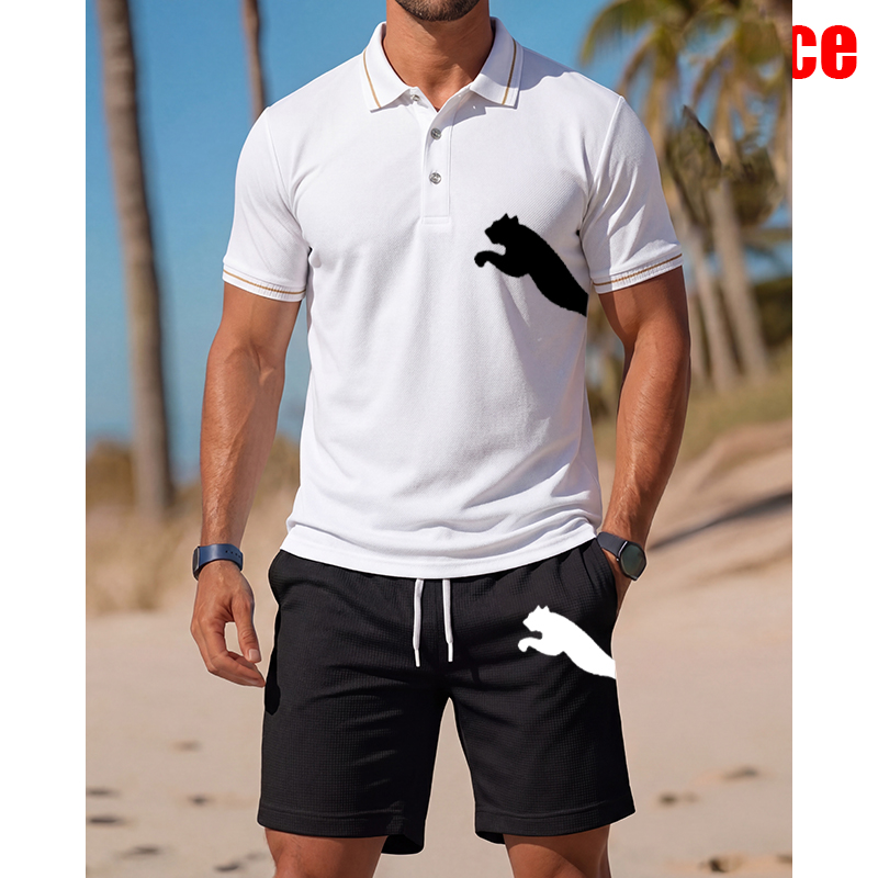 Men's Casual Short-Sleeved Pol - Men'S Fashion Outfits 2026 ulasan dan harga