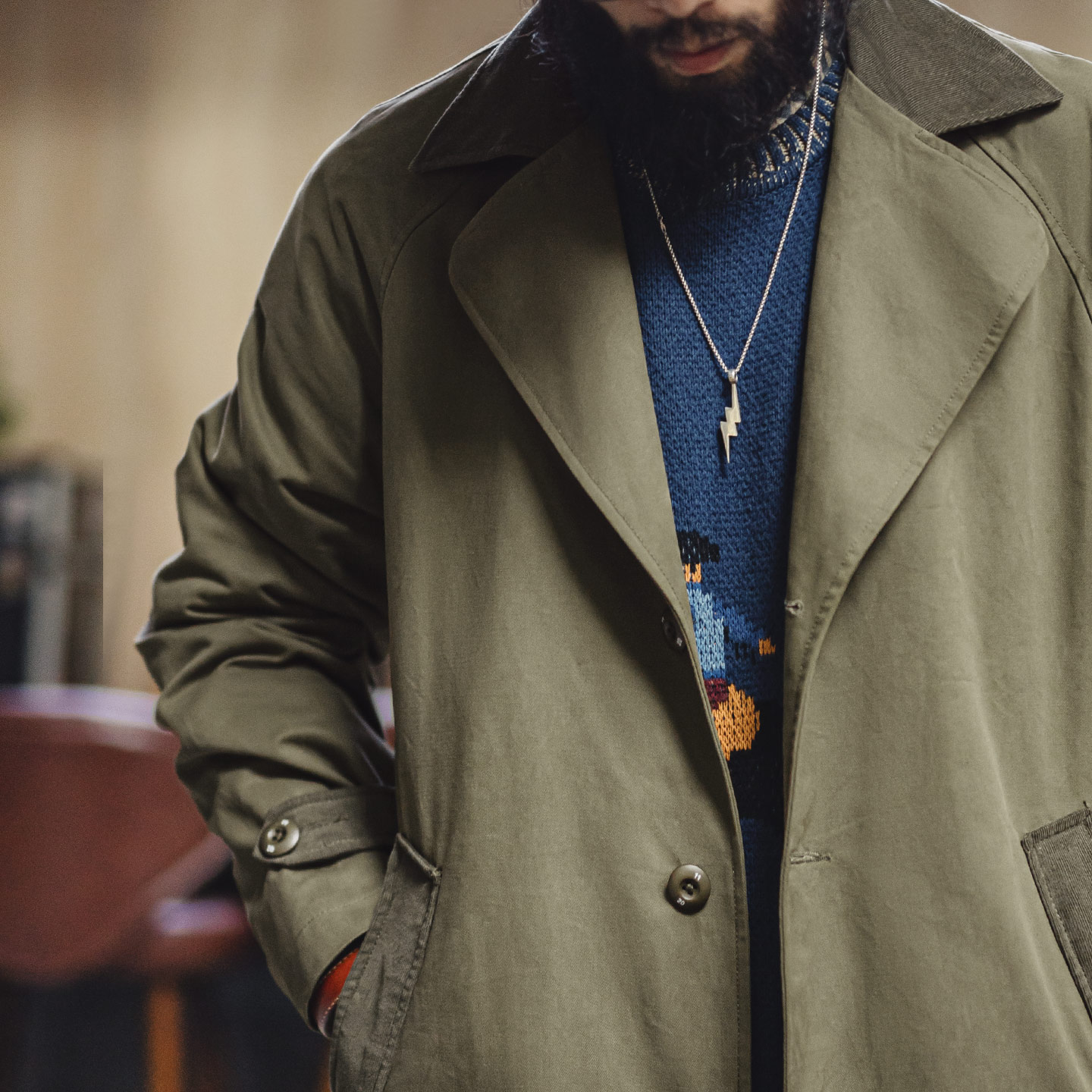 Maden Vintage Men‘s Military G - Corduroy Jacket Men ulasan dan harga