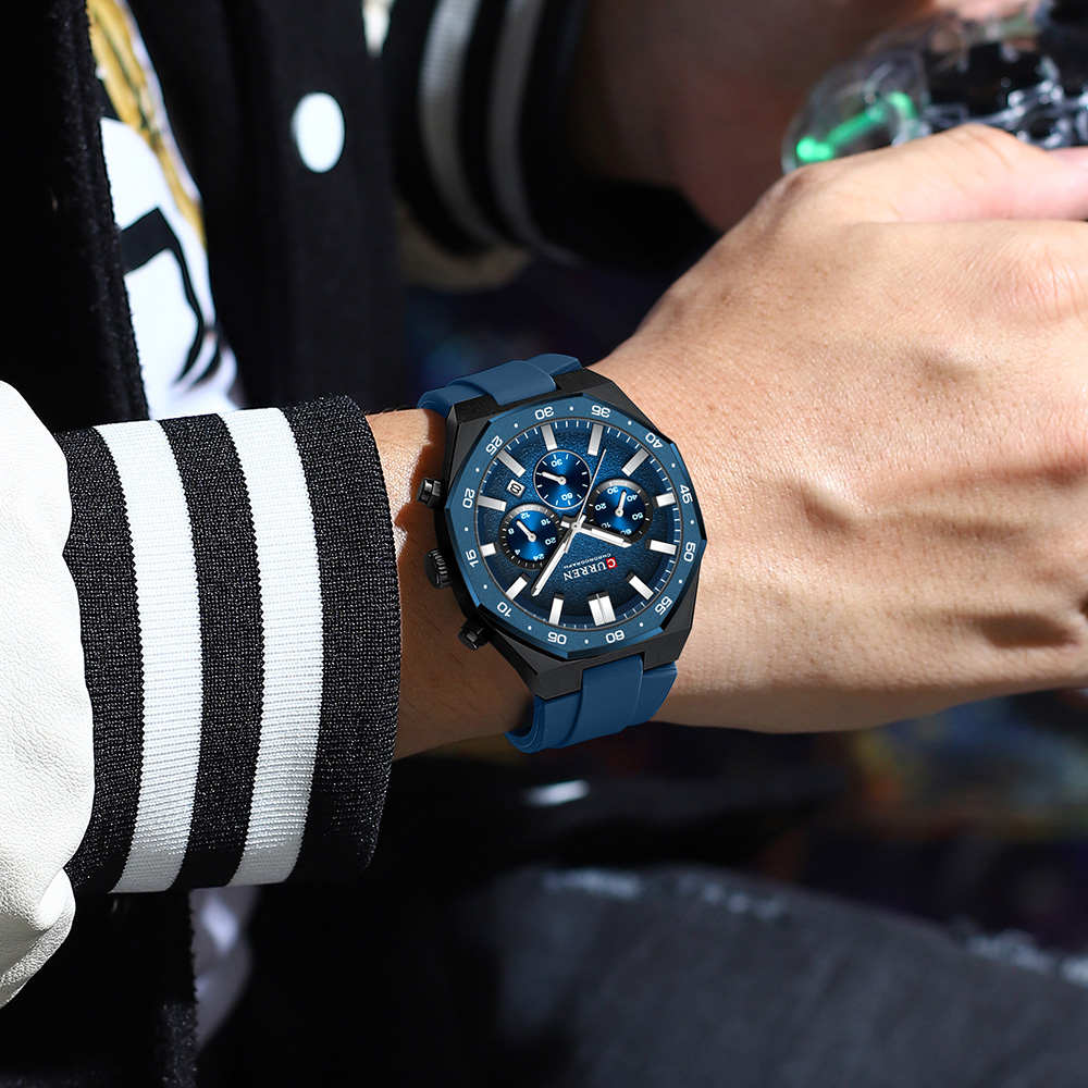 CURREN 8489 New Mens Watches W - Men'S Fashion Magazine ulasan dan harga