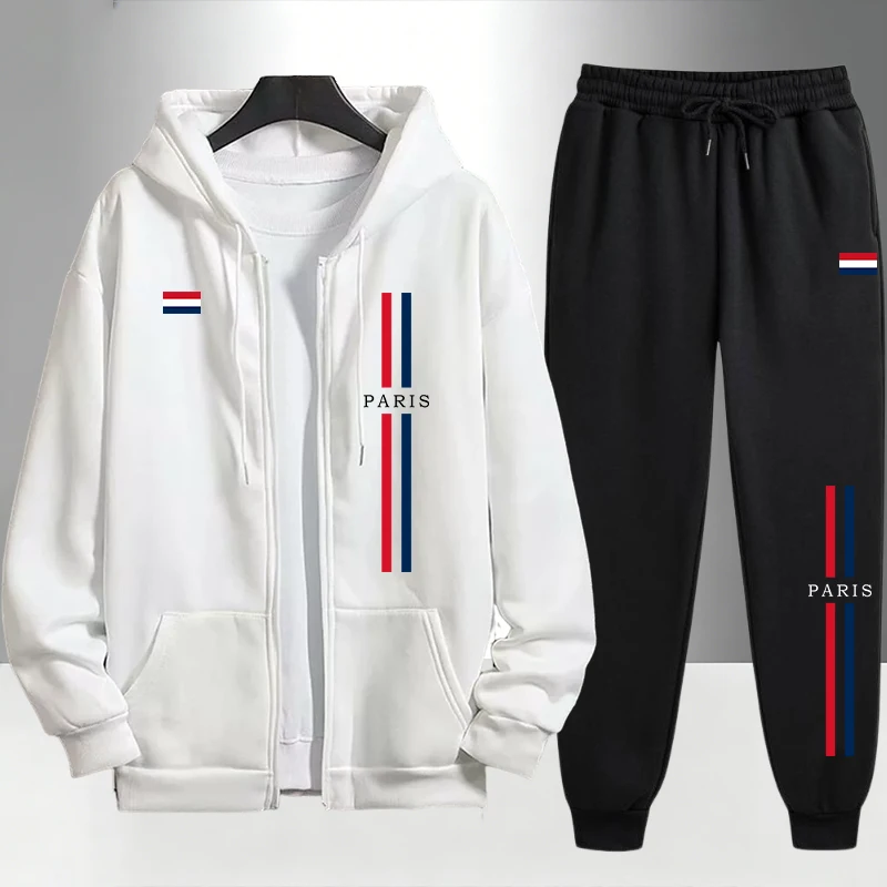 Paris Fashion Men's Set Zipper - Mens Fashion Urban ulasan dan harga