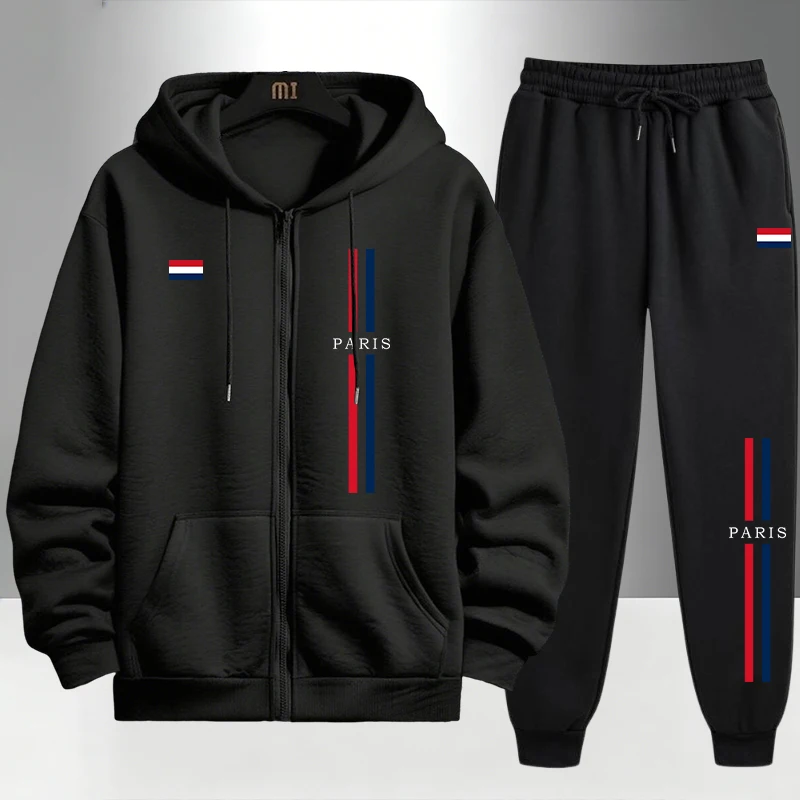 Paris Fashion Men's Set Zipper - Mens Fashion Urban ulasan dan harga