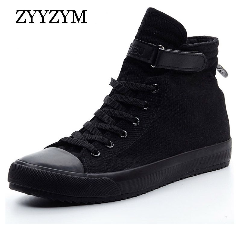 Men Canvas Shoes Fashion high  - Mens Fashion Help ulasan dan harga