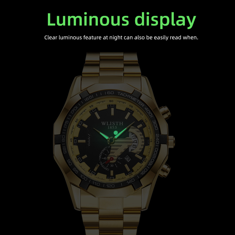 Luxury Brand Man Watch Waterpr - Men'S Fashion Magazine ulasan dan harga
