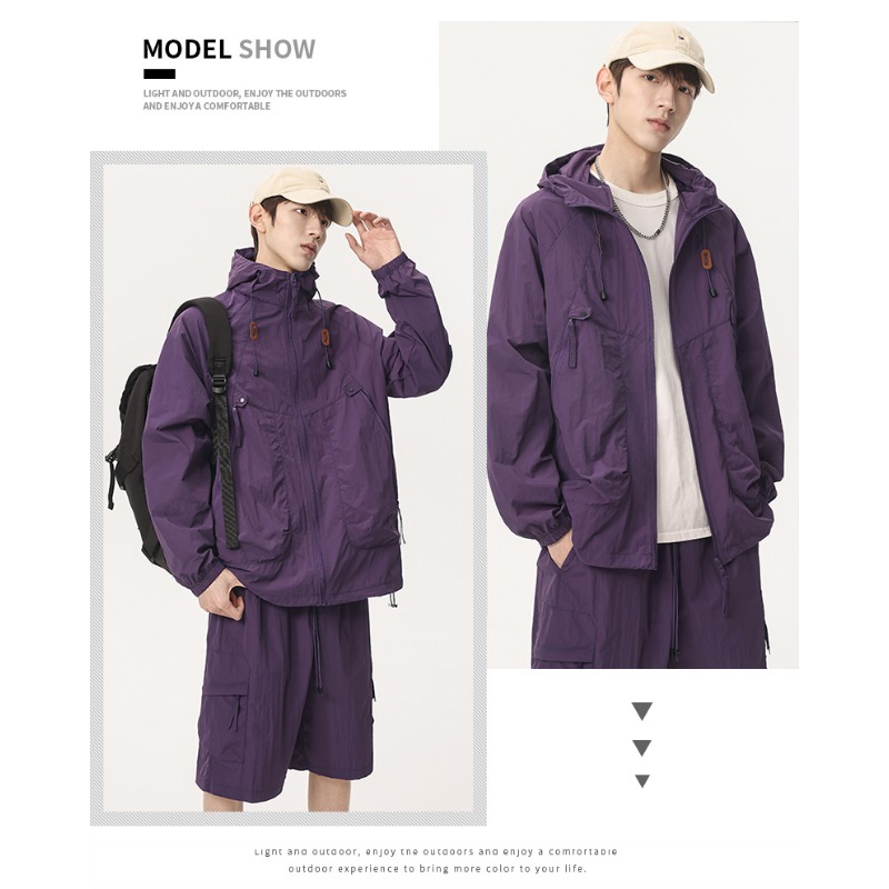 Hiking Mountaineering UV Resis - Corduroy Jacket Men ulasan dan harga