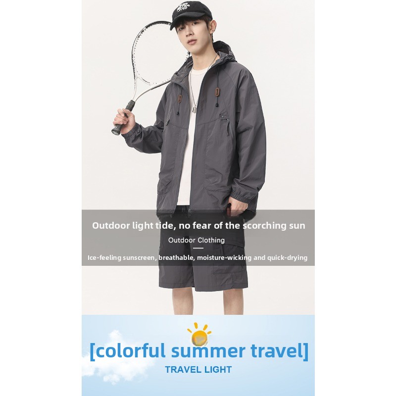 Hiking Mountaineering UV Resis - Corduroy Jacket Men ulasan dan harga