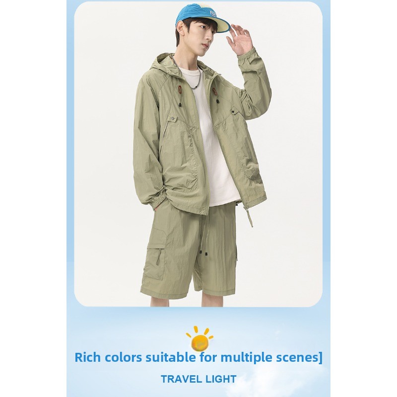 Hiking Mountaineering UV Resis - Corduroy Jacket Men ulasan dan harga
