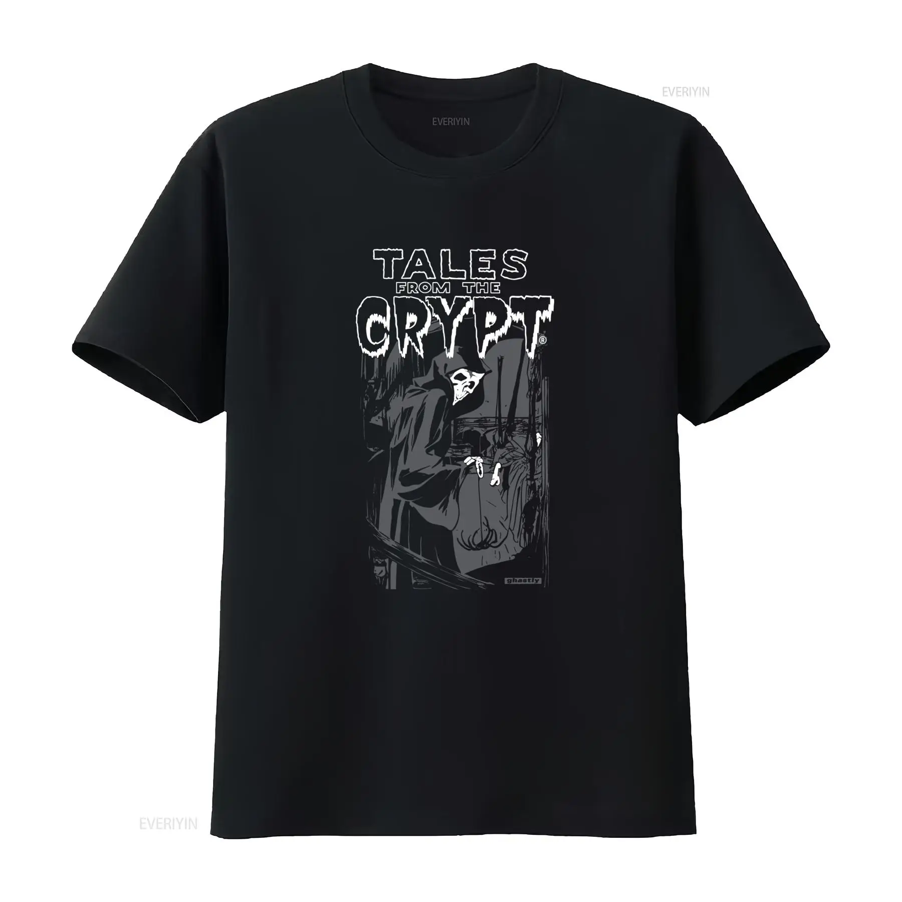 Vintage Tales from The Crypt G - Mens Fashion Black Shirt ulasan dan harga