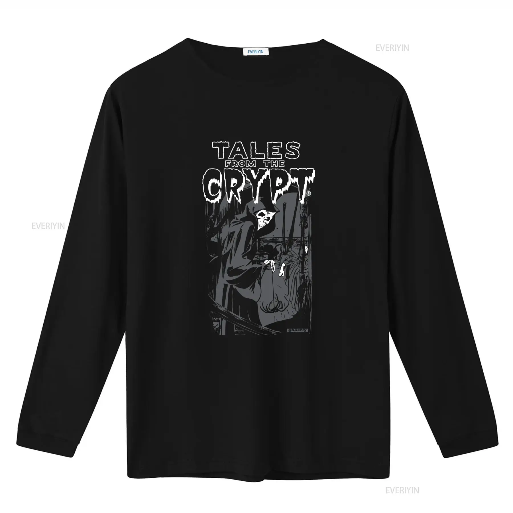Vintage Tales from The Crypt G - Mens Fashion Black Shirt ulasan dan harga