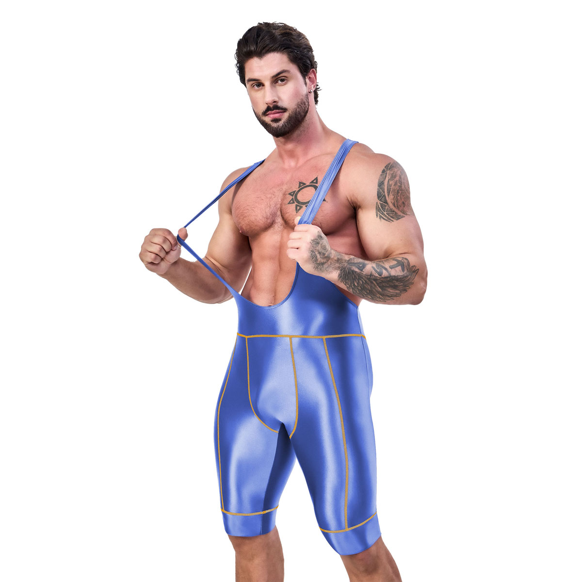 AMORESY Octavian Men Glossy El - Track Suit Men ulasan dan harga