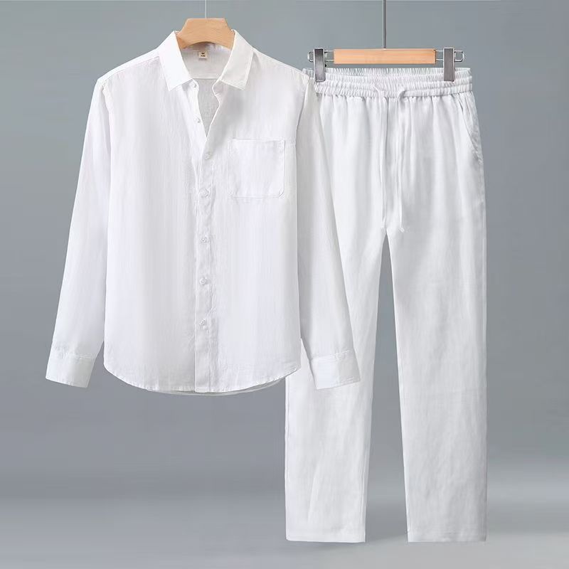 (Shirt + trousers) 2026 summer - Mens Fashion Style ulasan dan harga