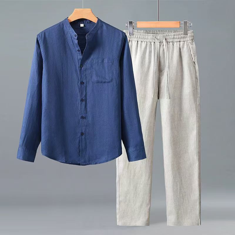 (Shirt + trousers) 2026 summer - Mens Fashion Style ulasan dan harga