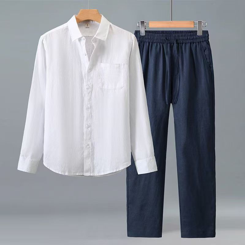 (Shirt + trousers) 2026 summer - Mens Fashion Style ulasan dan harga
