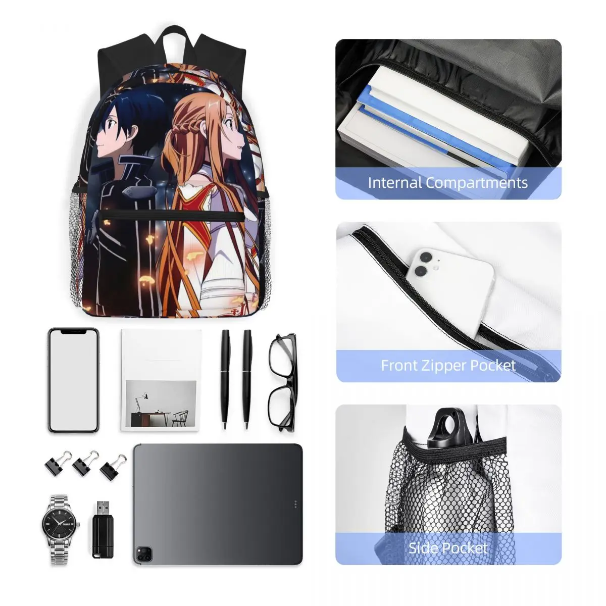 Sword Art Online Kirito And As - Men'S Fashion Online ulasan dan harga